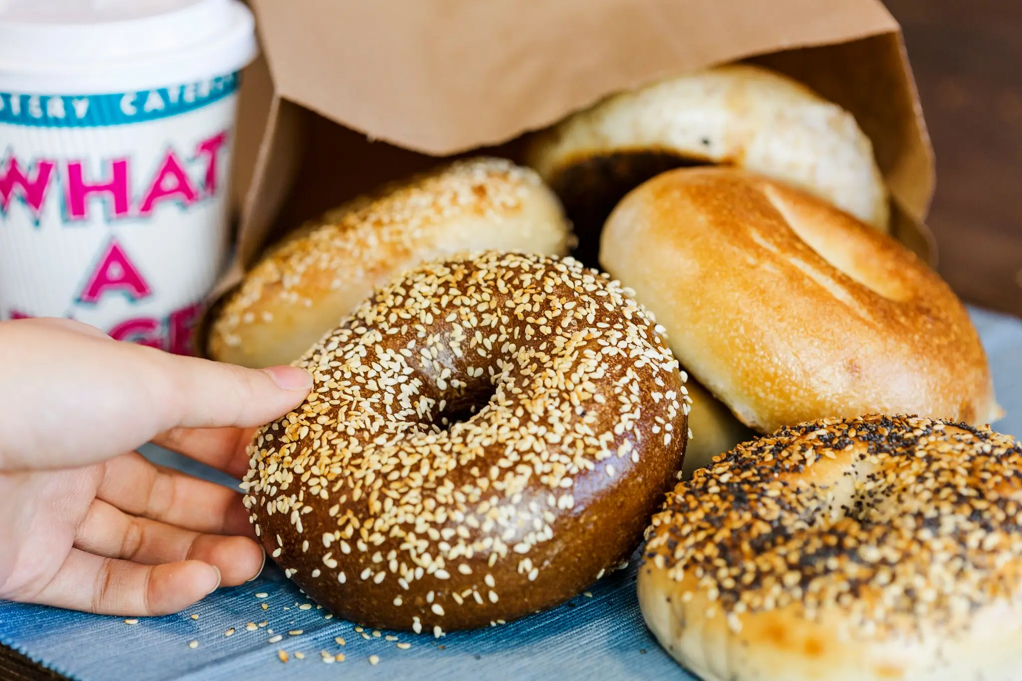 What A Bagel FREE 6 bagels birthday offer and/or products