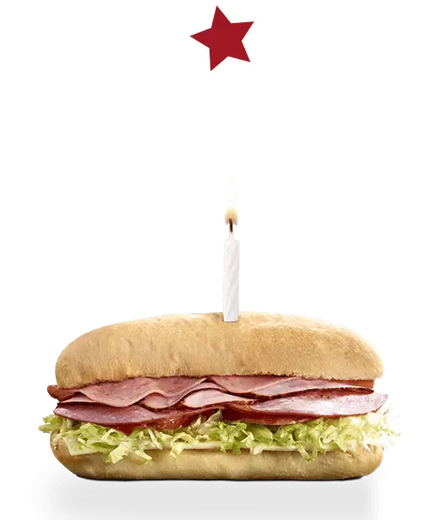 Mr. Sub FREE small menu item birthday offer and/or products