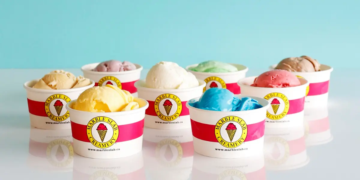 Marble Slab FREE regular-sized ice cream birthday offer and/or products