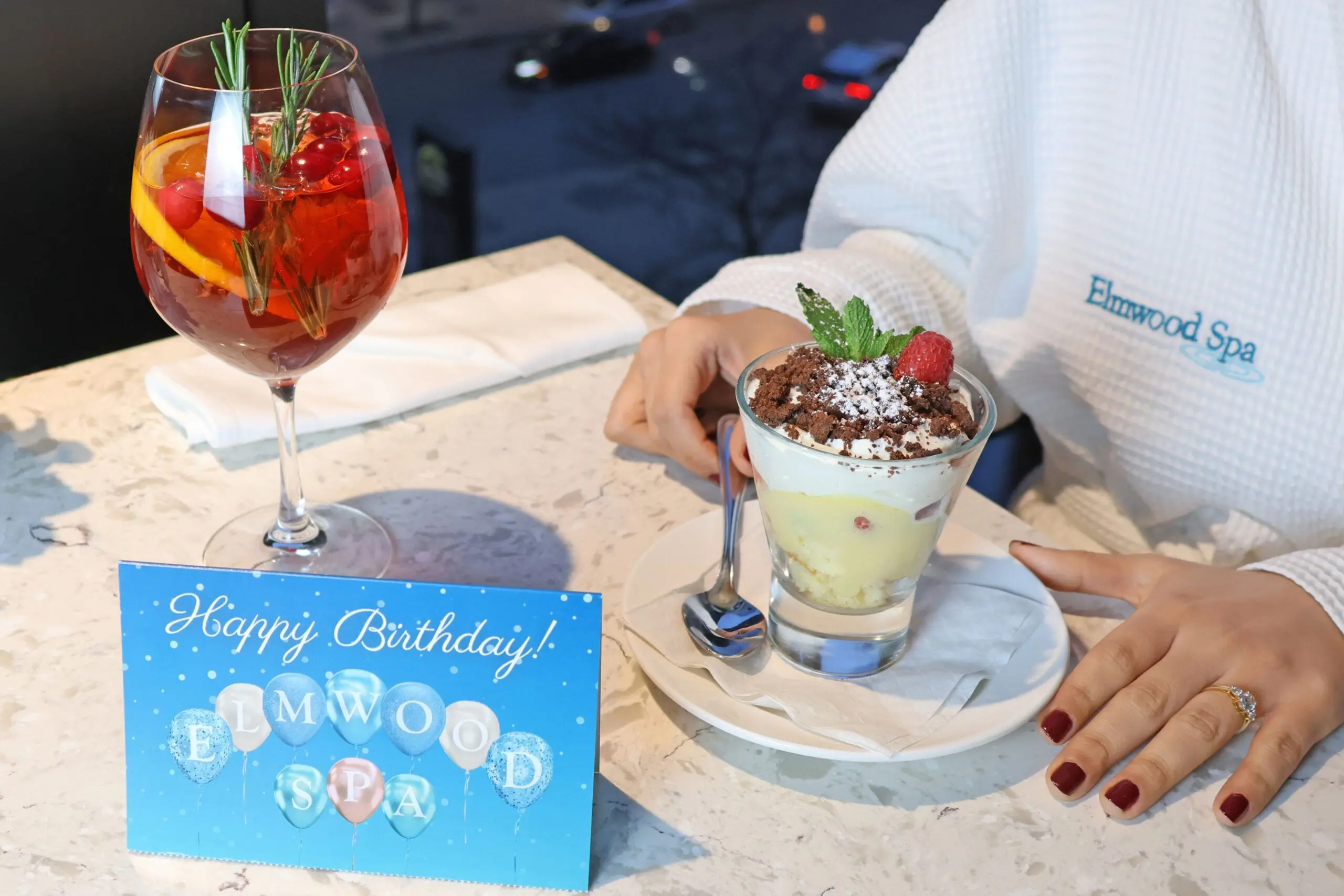 Elmwood Spa FREE spa birthday lunch birthday offer and/or products