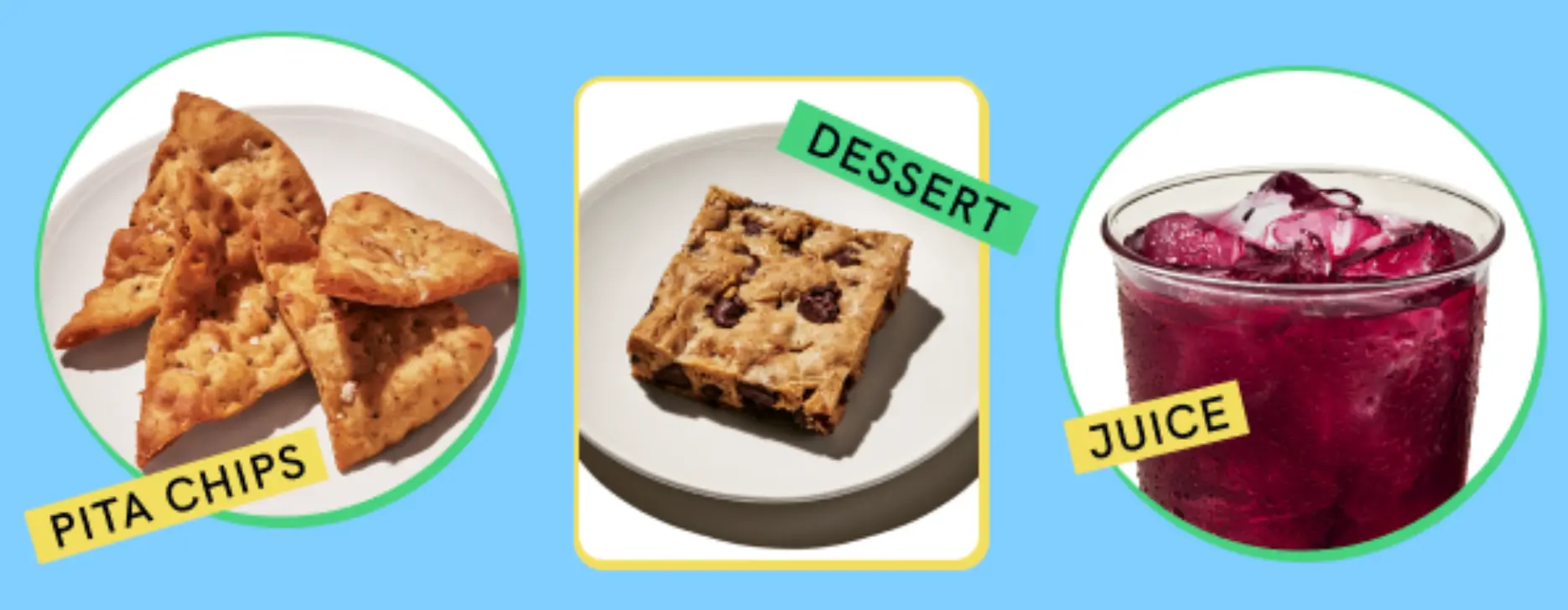 CAVA FREE drink, pita chips, or dessert birthday offer and/or products