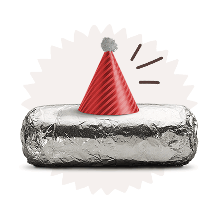 Chipotle null Surprise birthday reward birthday offer and/or products